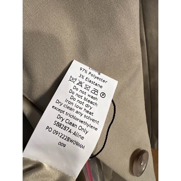 House of CB Aline Mink Oversized Blazer Jacket Size S Small - Picture 9 of 10